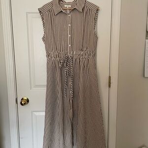 Striped Sleeveless Dress